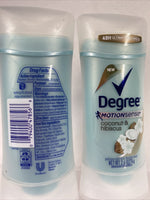(2) Degree Women Motion Sense Antiperspirant Coconut Hibiscus 2.6Oz 1/23