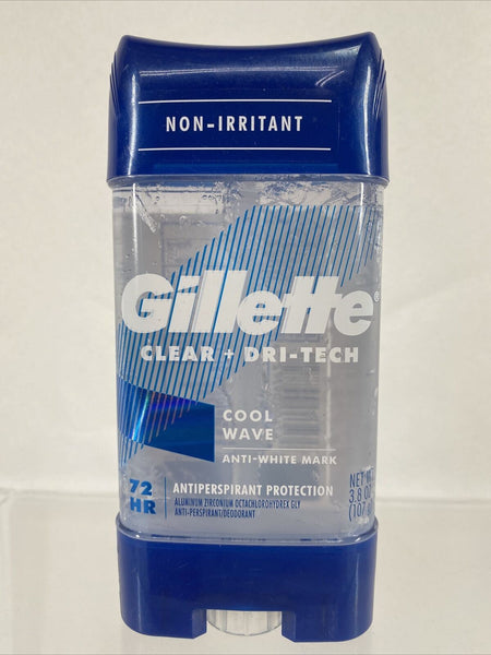Gillette Antperspirant Deodorant, Cool Wave, Clear Gel, 3.8 oz 4/23