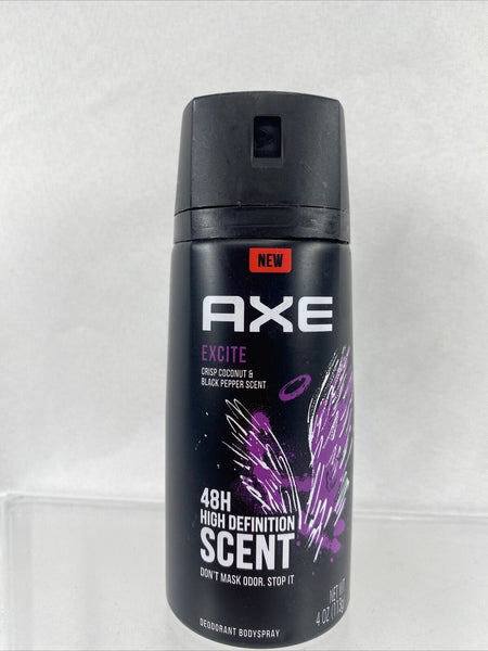 AXE Excite Black Pepper Coconut￼ 48hr Definition Deodorant Body Spray 4oz