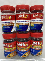 (6) Cold-Eeze Plus Defense Zinc 25 Citrus Elderberry Gummies 4/22+