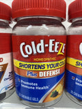 (6) Cold-Eeze Plus Defense Zinc 25 Citrus Elderberry Gummies 4/22+