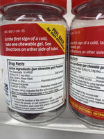 (6) Cold-Eeze Plus Defense Zinc 25 Citrus Elderberry Gummies 4/22+