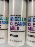 (4) NEUTROGENA Makeup Melting Micellar Cleansing Milk Face Wash Vitamin ￼6.7oz