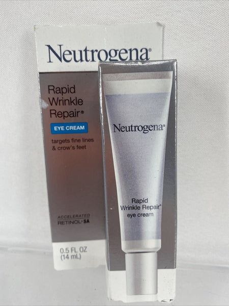 Neutrogena Rapid Wrinkle Repair Eye Creme Retinol Fine Lines Smooth .5oz Each