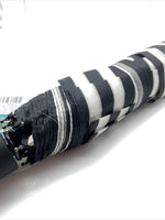 Black White Stripe SkyTech FOLDING UMBRELLA RT-852 RAINTECH Automatic Mini