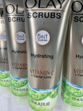 (6) OLAY SCRUBS Hydrating￼ Face Scrub 5In1 Clean Caviar Lime￼ Vitamin C 4.2oz