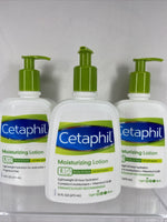 (3) Cetaphil Moisturizing Lotion￼ Body Face LightWeight Hydration FRAG FREE 16oz