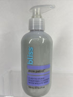Bliss Pore Patrol CLAY-TO-FOAM PURIFYING CLEANSER With WILLOW BARK 6.4 oz /190mL