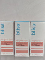 (3) Bliss ex-'glow'-sion! Radiance Boosting Eye Creme with Vitamin C .0.5oz