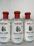 (3) Thayers Alcohol-free Facial Toner UNSCENTED Witch Hazel Aloe Vera 12oz