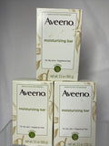 (2) Aveeno Moisturizing Bar Soap Fragrance Free Nourishing Oat Cleanse 3.5oz