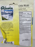 Ricola Cool Relief Oral Anesthetic Lemon Frost Drops Menthol 19 Cough drops 5/22