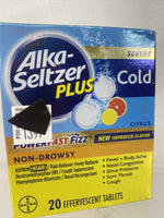 Alka-Seltzer Plus Day Non Drowsy Severe Cold PowerFast Fizz 20 Tablets  6/22