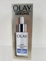 Olay Deep Hydration Serum B3 + Hyaluronic Acid Firm Wrinkle Tone Moisture 1.3oz