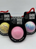 (3) Da Bomb Bath Fizzers Bath Soak 3.5oz Holiday Party Unicorn Glam Gift Set