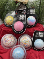 (7) Da Bomb Bath Fizzers Bath Soak 3.5oz Unicorn Glam Almond Bling Gift Set