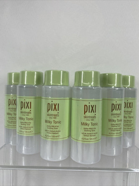 (6) Pixi Skintreats Milky Tonic Jojoba Milk & Oat Soothing Toner 4.2 Fl Oz