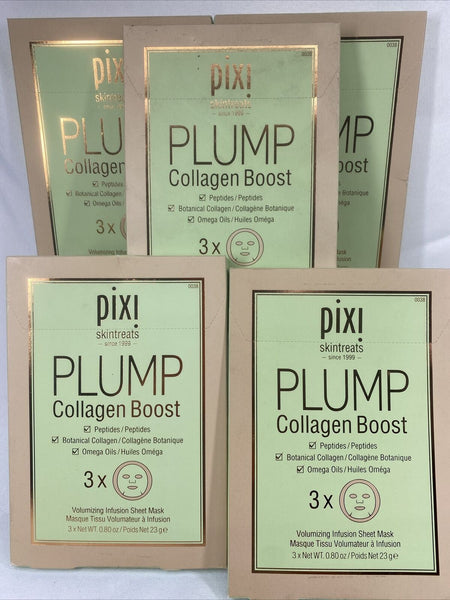 (15) Pixi by Petra PLUMP Collagen￼ Boost Face Mask 15 Individual sheet Mask