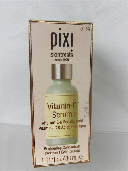 Pixi Skintreats Vitamin-C Serum Brightening Concentrate Antioxidant 1.01Oz 30ml