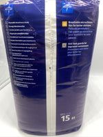 Medline Extended Wear Overnight Adult Briefs abs Adult Diapers L  45-59” Qty 15