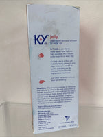 K-Y Jelly Personal Lubricant 4 oz Glide Premium Water Based Lube for Woman Men