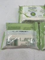 (3) Simple Eye Make-Up Remover Pads Sensitive Face Experts Pads 30 Each