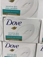 12- Dove Sensitive Fragrance-Free Hypo-Allergenic Beauty Bar 12 Pack 3.75 oz ea
