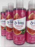(6) St. Ives Hydrating & Glowing Watermelon Daily Cleanser, 6.4 oz Oil Free