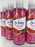 (6) St. Ives Hydrating & Glowing Watermelon Daily Cleanser, 6.4 oz Oil Free
