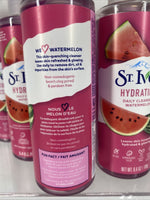 (6) St. Ives Hydrating & Glowing Watermelon Daily Cleanser, 6.4 oz Oil Free