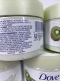 (5) Dove Body Scrub Exfoliating Polish Crushed Kiwi Seeds & Cool Aloe ￼10.5oz
