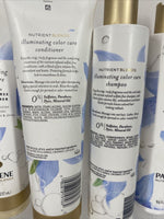 (4) Pantene Illuminating Color Care Sulfate Free Shampoo 9.6oz & Conditioner 8oz