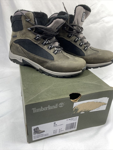9 WOMEN'S MT. MADDSEN WATERPROOF WINTER HIKING BOOT GREY