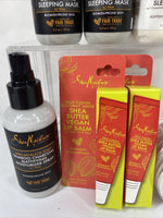 (9) Shea Moisture Gift Set Charcoal & Coconut Sleep Mask ￼Moisturizer￼ Lip Balm
