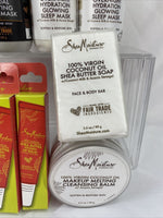 (9) Shea Moisture Gift Set Charcoal & Coconut Sleep Mask ￼Moisturizer￼ Lip Balm