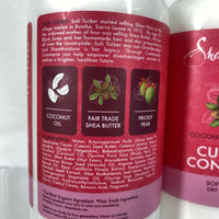 (2) SHEA MOISTURE Miracle Curl Glam Conditioner Coconut Soften Wavy Hair ￼13oz