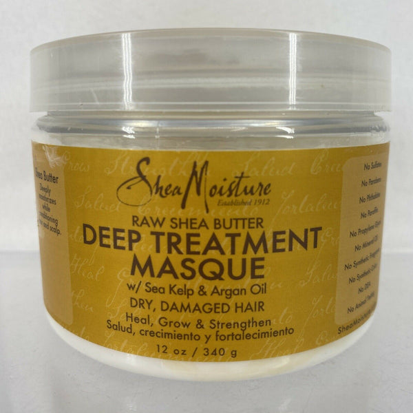 Shea Moisture Deep Treatment Masque Hydrating For Hair Dry Damage Sea Kelp 12oz