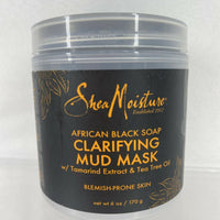 Shea Moisture African Black Soap Clarifying Blemish Prone Mud Mask 6 oz