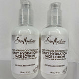 (5) Shea Moisture 100%Virgin Coconut Oil Daily Hydration Face Lotion 3oz