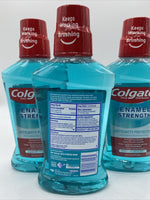 (3) Colgate Enamel Strength Anticavity Fresh Mint Mouthwash Rinse 16.9oz