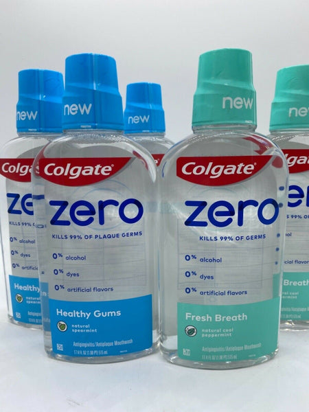Colgate Zero Fresh Breath Healthy Gums Mouthwash YOU CHOOSE COMBINE SHIP 7/22