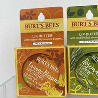 (3) Burt's Bees Orange Pistachio Rosemary & Lemon 100% L Lip Butter Tin Balm