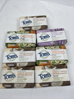 (8) Tom’s Of Maine Creamy Coconut Oil Orange Blossom Lavender Shea Bar Soap 5oz