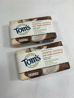 (8) Tom’s Of Maine Creamy Coconut Oil Orange Blossom Lavender Shea Bar Soap 5oz