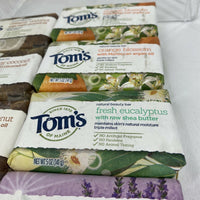(8) Tom’s Of Maine Creamy Coconut Oil Orange Blossom Lavender Shea Bar Soap 5oz