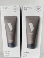 (2) Bevel Face Wash Tea Tree Oil to Cleanse Hydrate and Revitalize 4oz