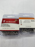 (12) Singer Dressmaker Pins Dressmaker Sewing 500 Pins 6000 Total  Bulk Lot