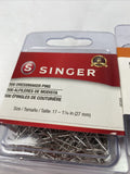(12) Singer Dressmaker Pins Dressmaker Sewing 500 Pins 6000 Total  Bulk Lot
