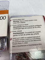 (12) Singer Dressmaker Pins Dressmaker Sewing 500 Pins 6000 Total  Bulk Lot