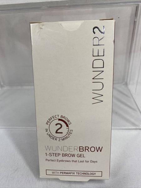 Jet Black WUNDER2 WunderBrow 1-STEP Brow Gel Thicken Lin COMBINE SHIPPING & Save
